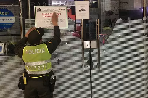 Cierran casino en centro de Villavicencio