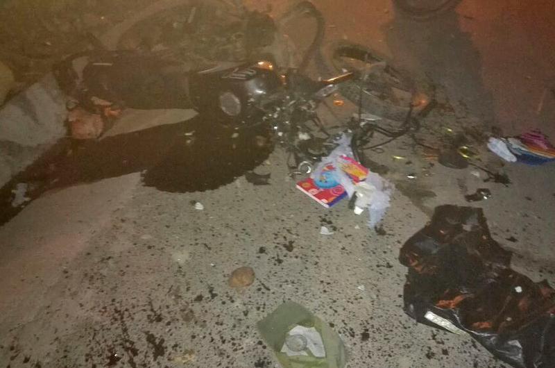 Dos muertos en choque de motocicletas en Caney Medio