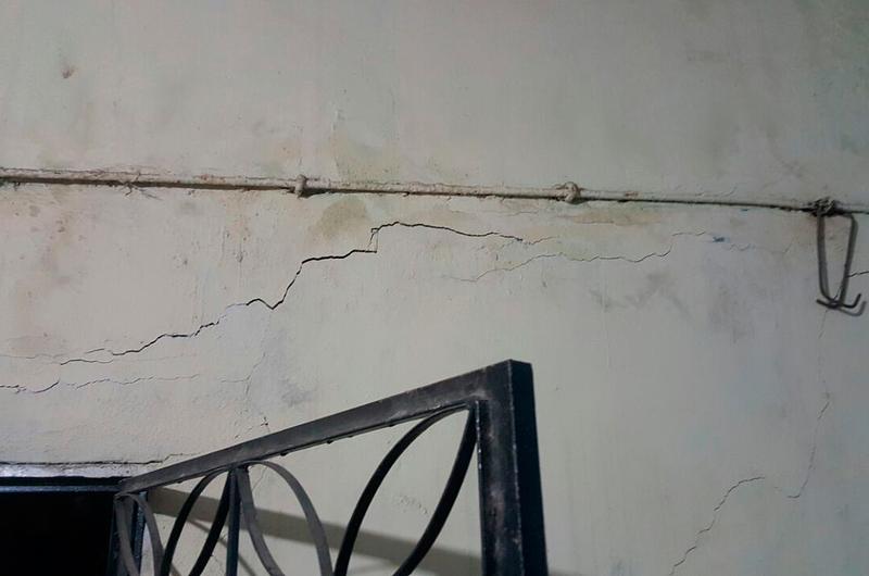 Viviendas averiadas en El Castillo por fuerte temblor en el Meta