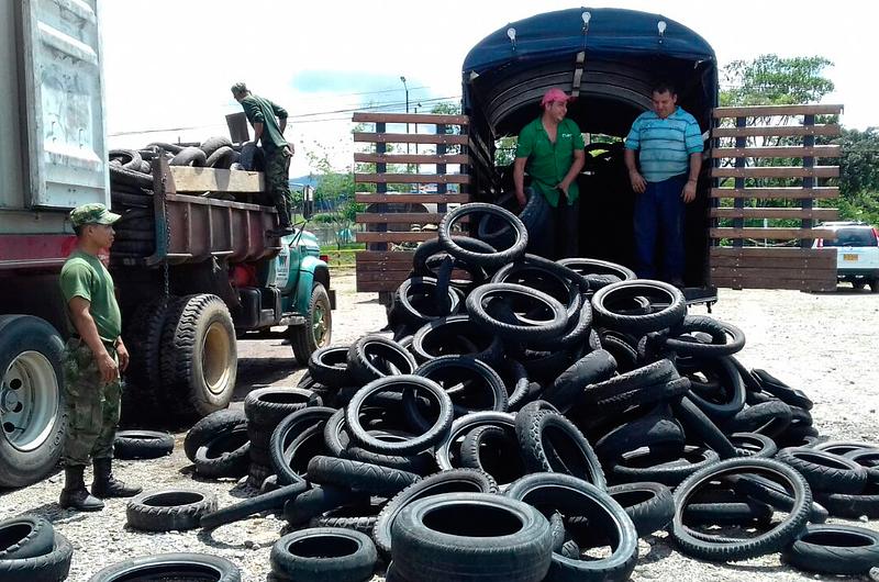 Hay 5600 llantas menos en Villavicencio