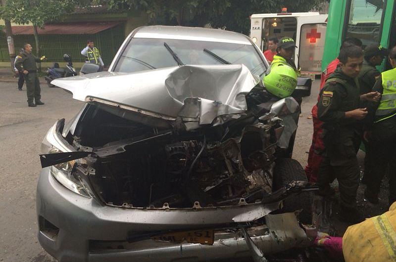 Más de 6 heridos en aparatoso accidente en Avenida del Llano en Villavicencio