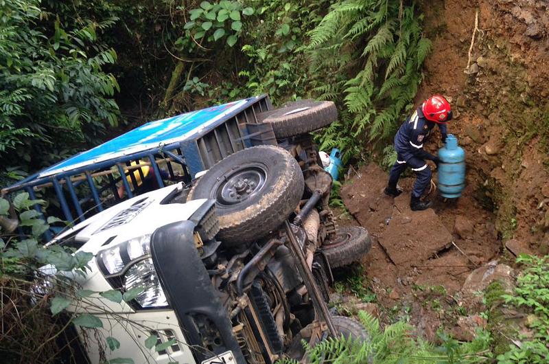 Dos personas heridas en accidente de tránsito en Villavicencio