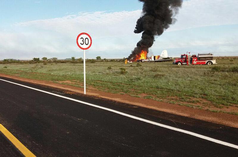 Se accidenta DC-3 en pista de aterrizaje en Puerto Gaitán