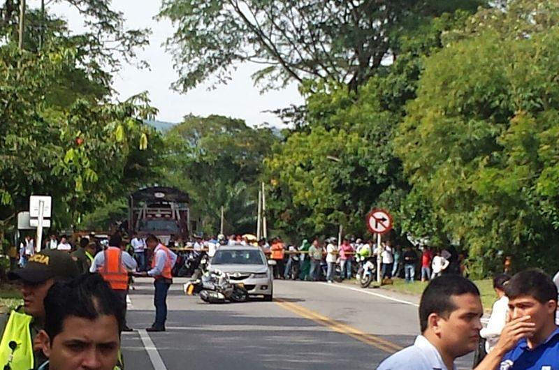 Un persona muerta y un herido en accidente en vía Villavicencio-Restrepo