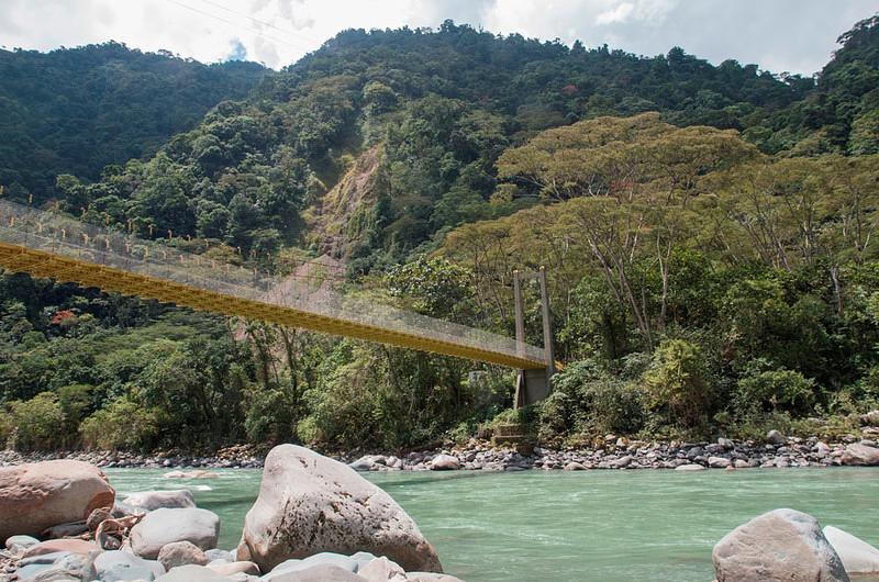 Cubarral estrena puente colgante remodelado por Ecopetrol