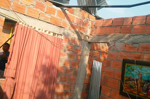 Vendaval destechó viviendas en San Lorenzo, Castilla La Nueva