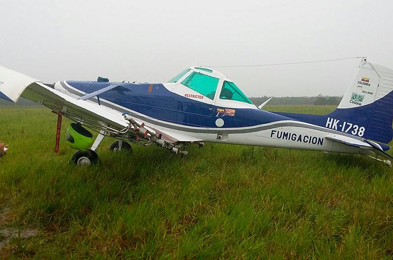 Ileso piloto en incidente de avioneta que aterrizó de emergencia en San Carlos de Guaroa, Meta