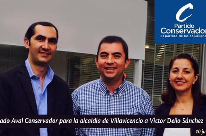 Víctor Delio Sánchez es el candidato conservador a la alcaldía de Villavicencio