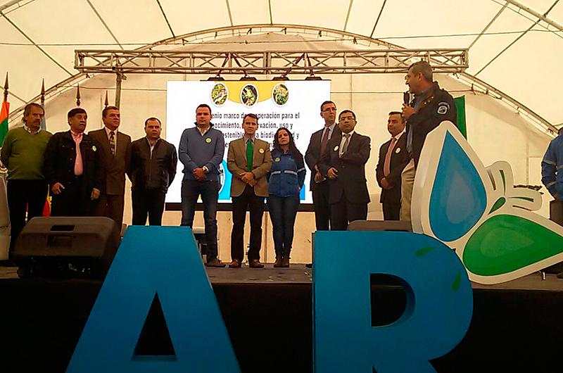 Firmado convenio para proteger biodiversidad en corredor biológico Chingaza