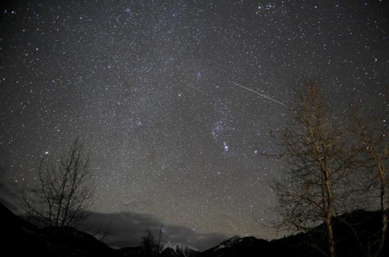 Así se vío el cielo con la lluvia de estrellas Gemínidas este fin de semana