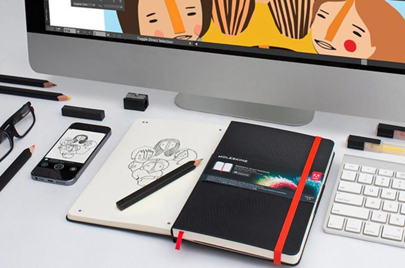 Nueva libreta digitalizadora es lanzada por Adobe y Moleskine