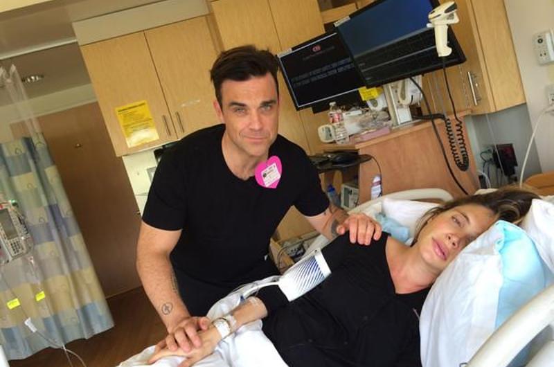 El cantante Robbie Williams documenta los momentos tediosos antes del parto de su mujer