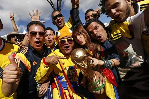 Colombia es una sola bandera en el Mundial Brasil 2014