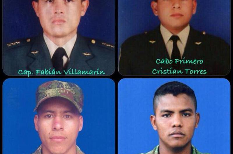 Estos son los militares muertos en siniestro aéreo en Uribe, Meta