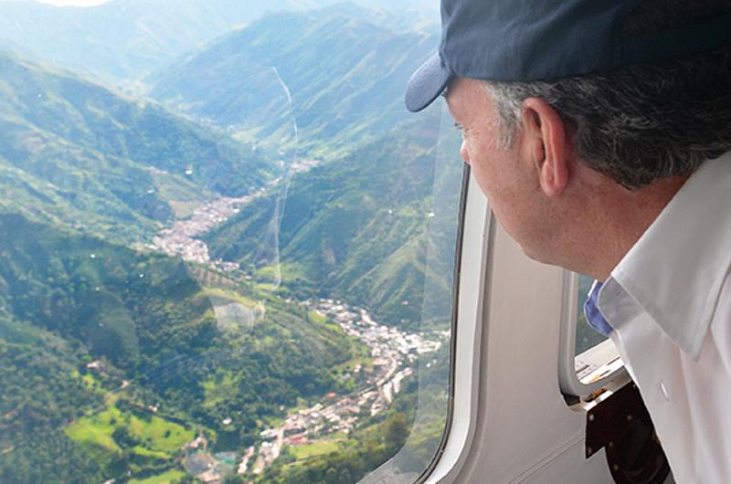 Presidente Santos declara calamidad pública en zona de desastre de Salgar, Antioquia 