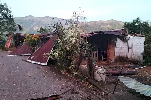 Vendaval dejó varias familias afectadas en Vista Hermosa