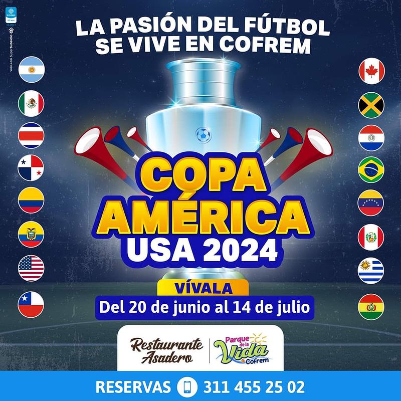 Viva la Copa América en el restaurante de Cofrem