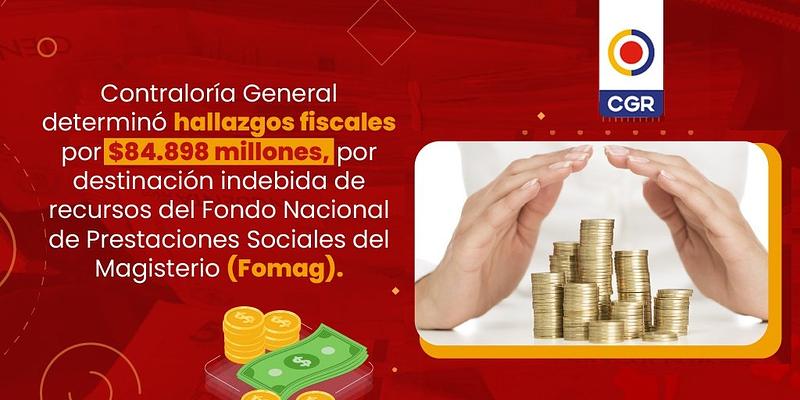 Contraloría descubre desvío millonario en Fomag