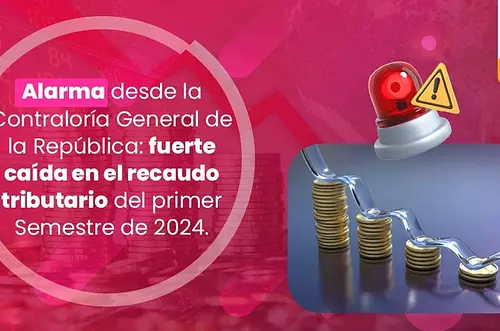 Alarma en la Contraloría por caída en el Recaudo Tributario
