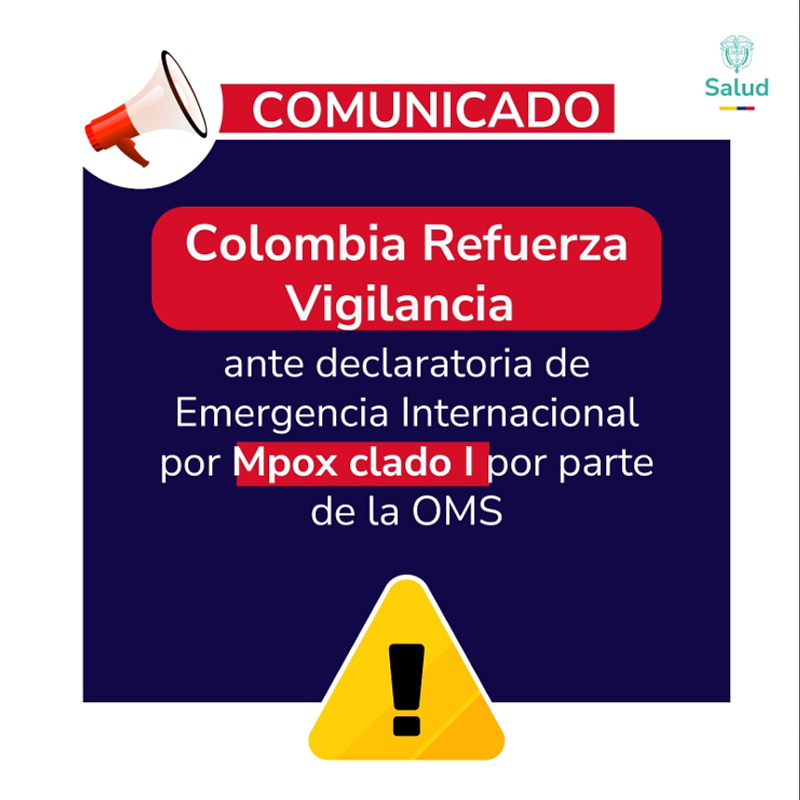 Colombia refuerza medidas ante emergencia global por Mpox