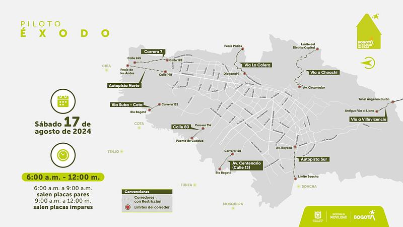 Pico y placa regional en Bogotá: qué saber antes de viajar