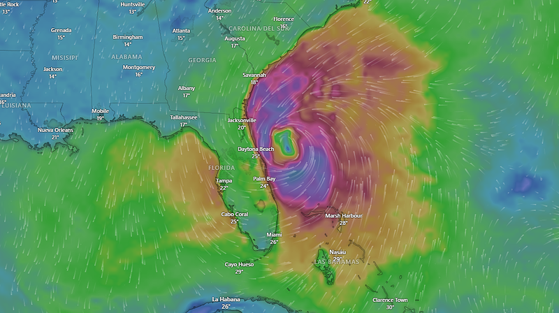 Milton deja caos en Florida y avanza hacia el Atlántico