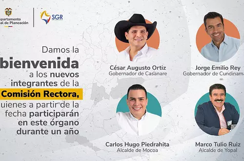 Casanare lidera Comisión del Sistema General de Regalías
