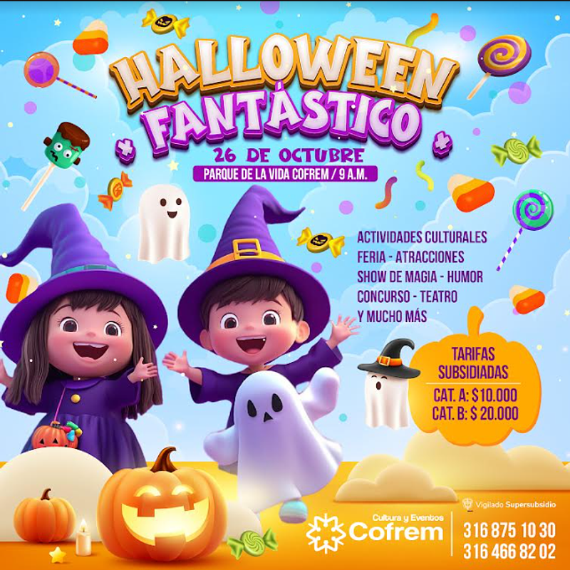 `Halloween Fantástico´ en Cofrem para toda la famila