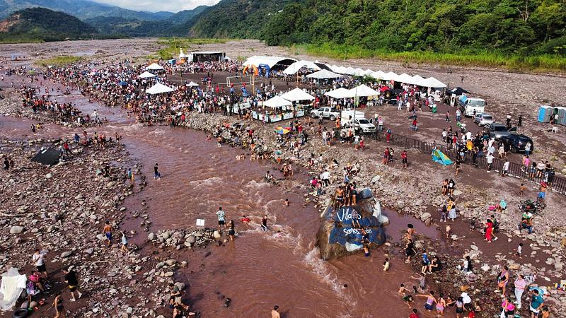 Todo listo para el festival de verano en el Guatiquia