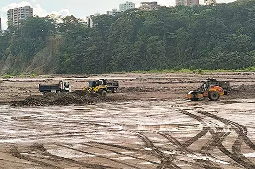 Obras clave en el río Guatiquía antes del Festival de Verano