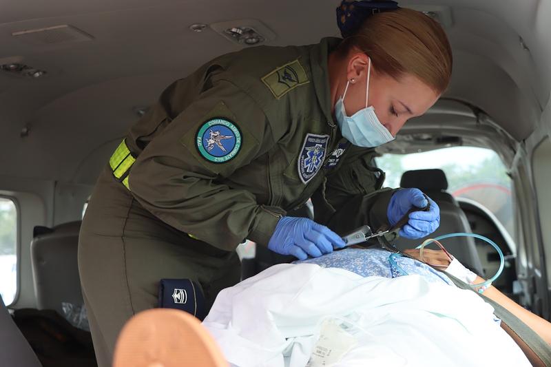 Fuerza aérea rescata a mujer embarazada en el Vichada