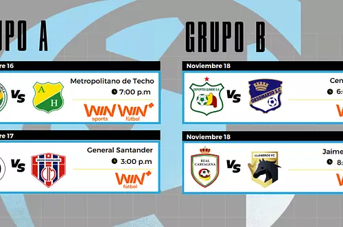 Programación fecha 5 cuadrangulares finales del Torneo