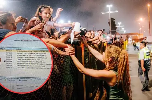 Filtran el reporte médico de Shakira en Perú