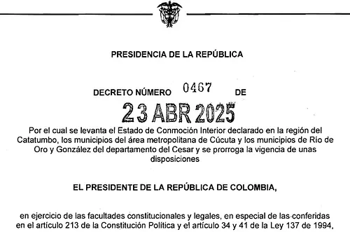 Gobierno levanta la Conmoción pero extiende medidas