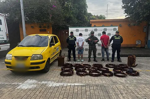 Capturan en Chichimene a tres hombres con cobre hurtado de Ecopetrol
