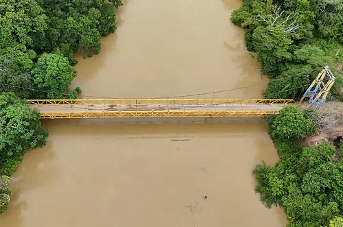 AIM activó protocolo por fisura en puente de Piñalito, Meta