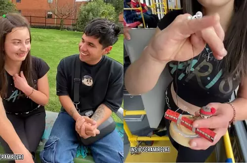 Mujer dice estar casada con un bus de TransMilenio