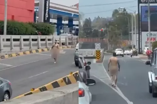 Hombre desnudo en la calle: el escándalo que sacude redes