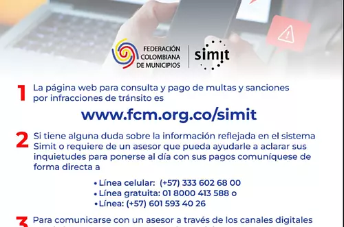 Fedemunicipios alerta estafas en pago de multas de tránsito