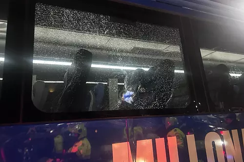 Ataque al bus de Millonarios antes del clásico con Santa Fe