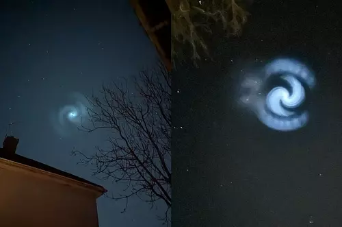 Misteriosa espiral azul sorprende a Europa: ¿qué la causó?