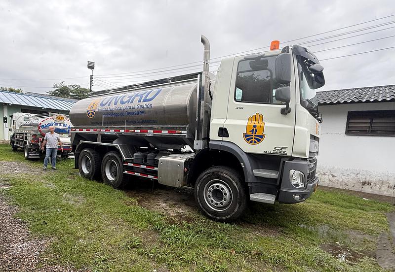 Gobernación del Meta apoya con agua a Villavicencio