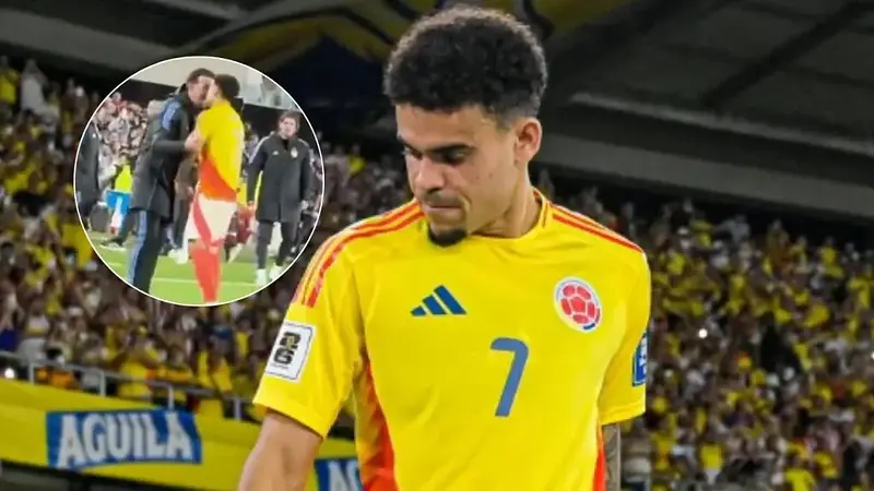Luis Díaz aclaró discusión con Scaloni tras el empate en Buenos Aires