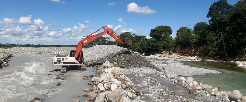 Paso cerrado entre Guamal y San Martín por creciente en el caño Camelias