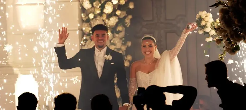 Luis Díaz se casa con Geraldine Ponce tras 11 años de relación: así fue la ceremonia en Barranquilla
