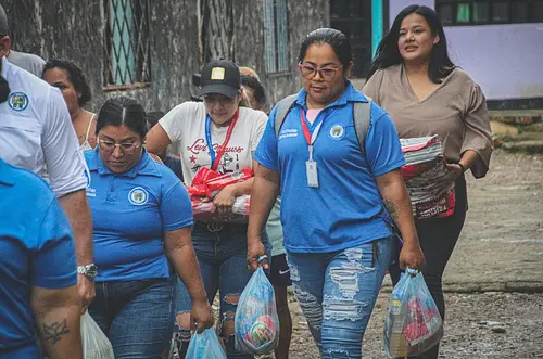 Secretaría de Movilidad atiende emergencia con entregas de alimentos y agua potable