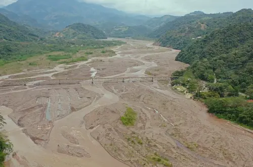 Río Guatiquía en alerta por crecida inusual