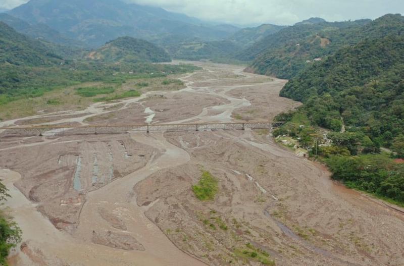 Río Guatiquía en alerta por crecida inusual