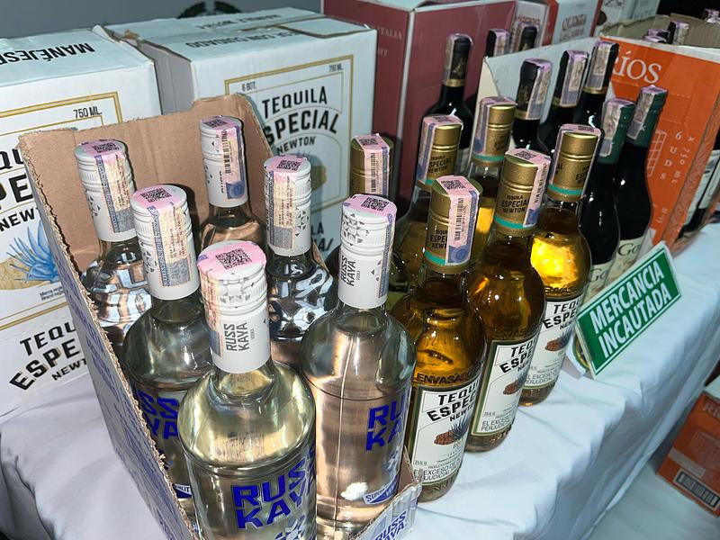 Incautan licor con estampilla ilegal en Villavicencio