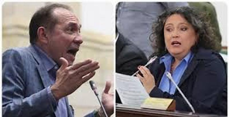 Choque entre Angélica Lozano y Antonio Sanguino en el Senado